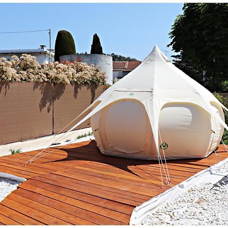 Superbe Glamping Avec Terrasse Privative 5Min Mer Cannes Exteriör bild